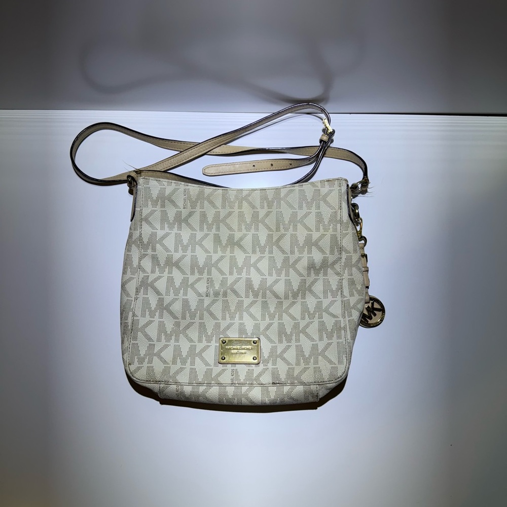 Michael Kors Beige Crossbody Bag